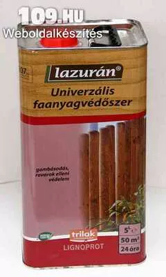 Lazurán Univerzális faanyagvédőszer 5 l