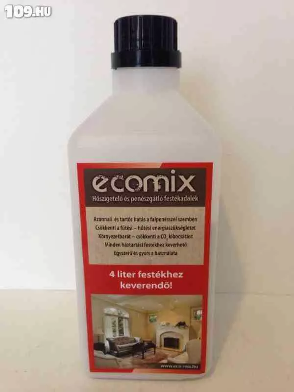 Ecomix hőszigetelő és penészgátló festékadalék 4 l festékhez