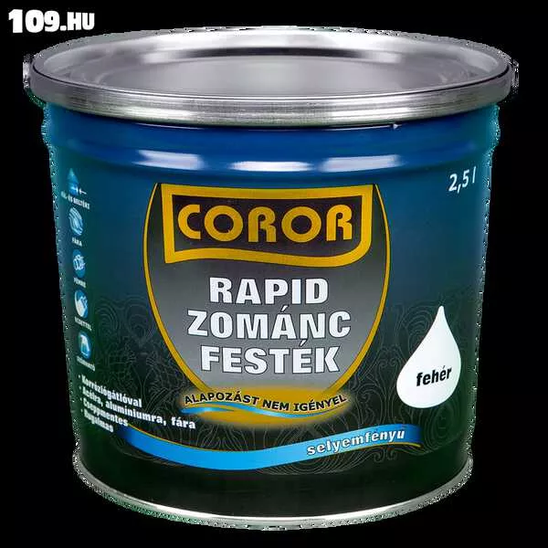 COROR Rapid Zománcfesték fehér 2,5 l