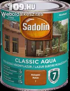 Sadolin Classic Aqua vékonylazúr 0,75 l