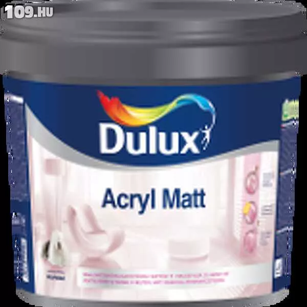 Dulux Acryl Matt beltéri falfesték fehér 10 l